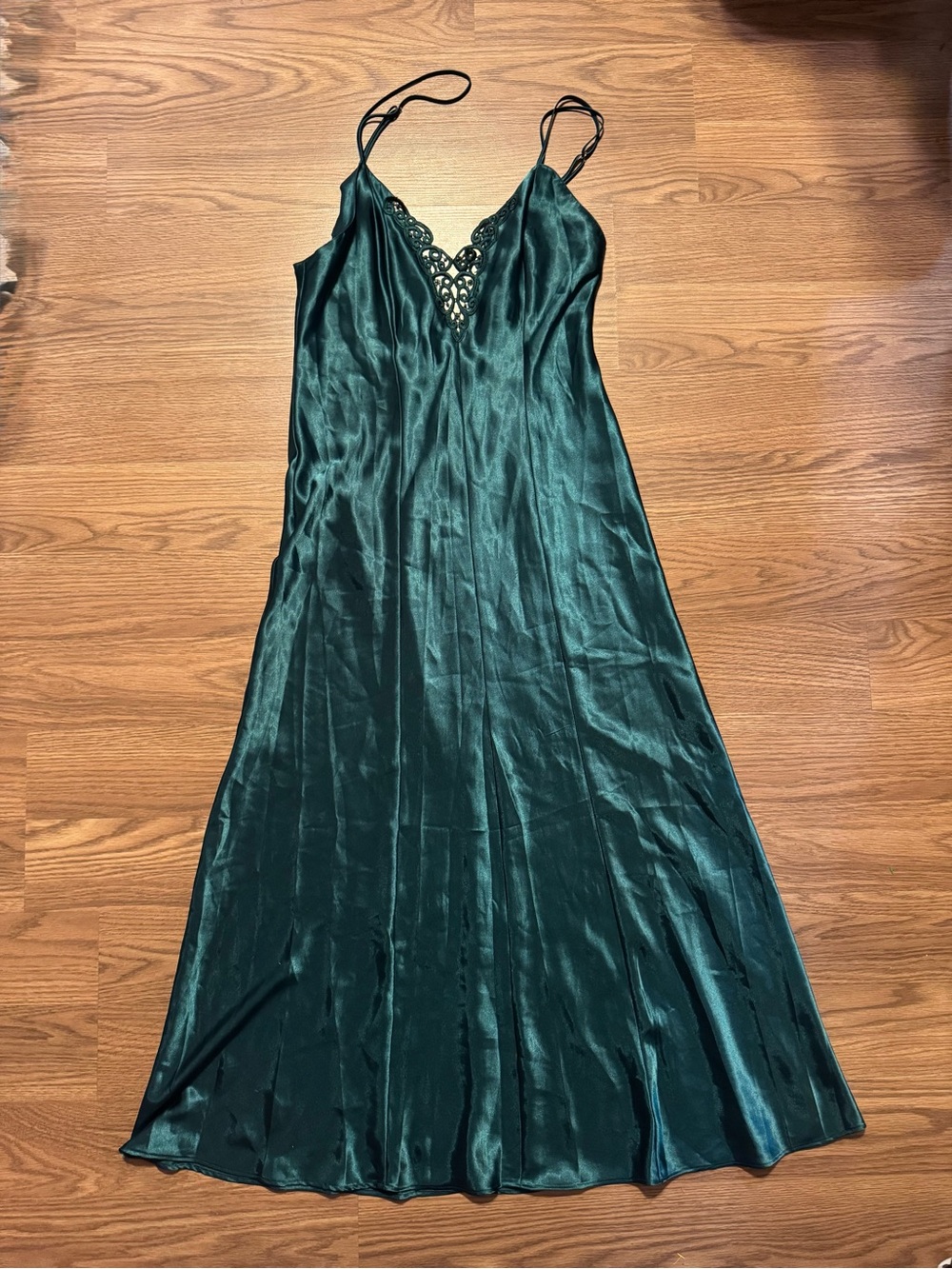 Fredericks of Hollywood Green Slip Dress
